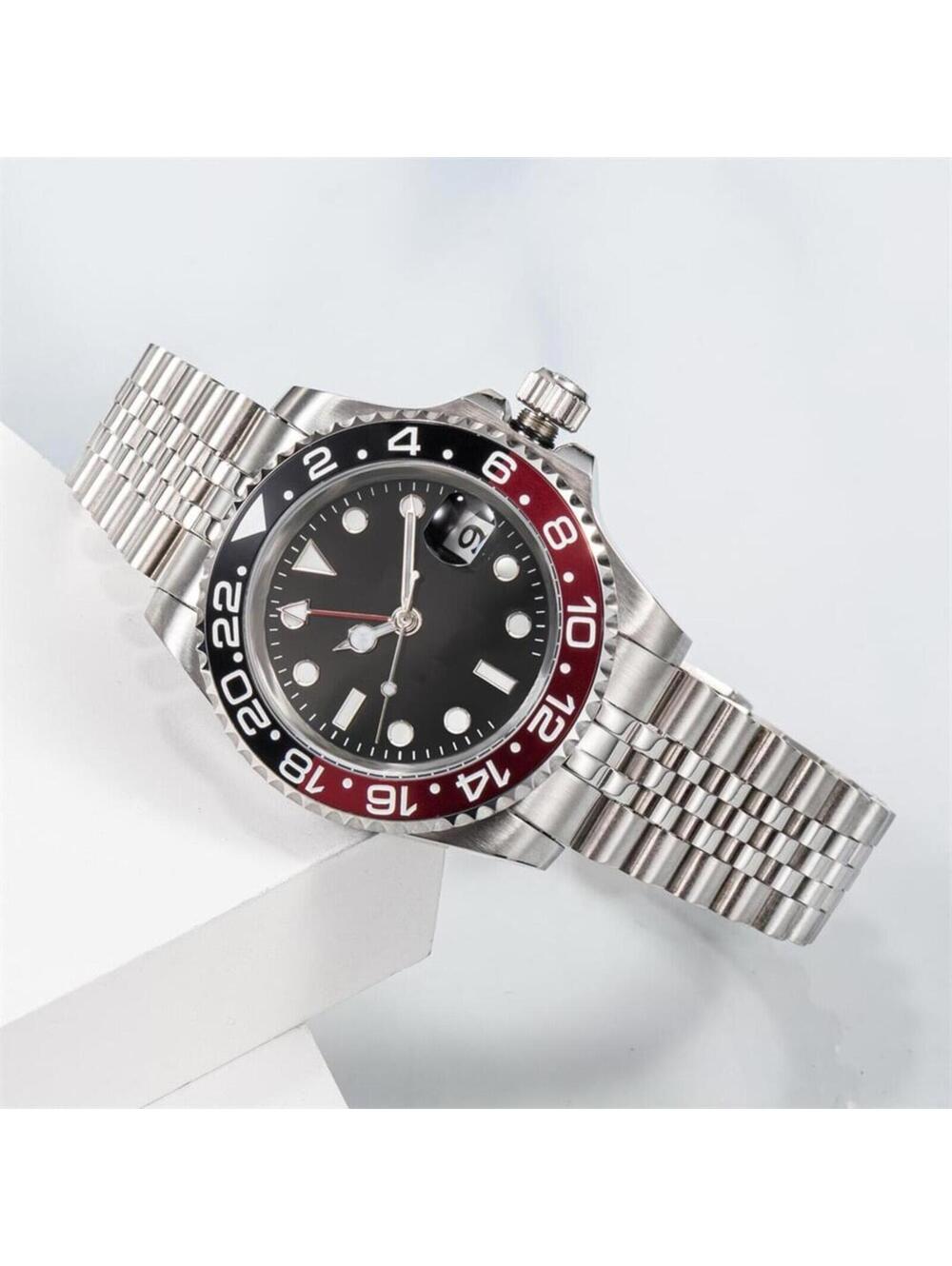 Men's Stainless Steel Mechanical Watch with Sapphire Crystal  stock 345